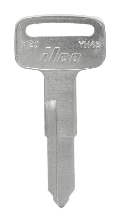 HILLMAN Traditional Key Automotive Key Blank Double For Yamaha Silver