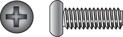HILLMAN No. 8-32 Ga. X 1-1/2 in. L Phillips Flat Head Stainless Steel Machine Screws 100 pk