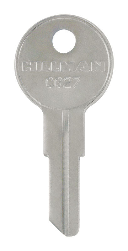 HILLMAN Traditional Key Automotive Key Blank Single For Chicago Silver