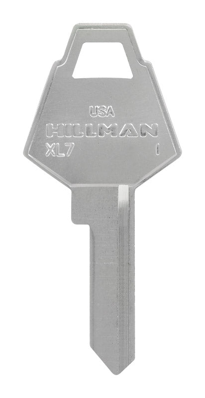 HILLMAN Mailbox Universal Key Blank XL7 Single Silver