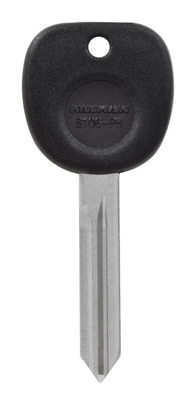 HILLMAN Traditional Key Automotive Key Blank Double For GM Black/Silver