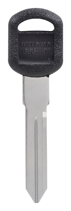 HILLMAN Traditional Key Automotive Key Blank Double For GM Black/Silver