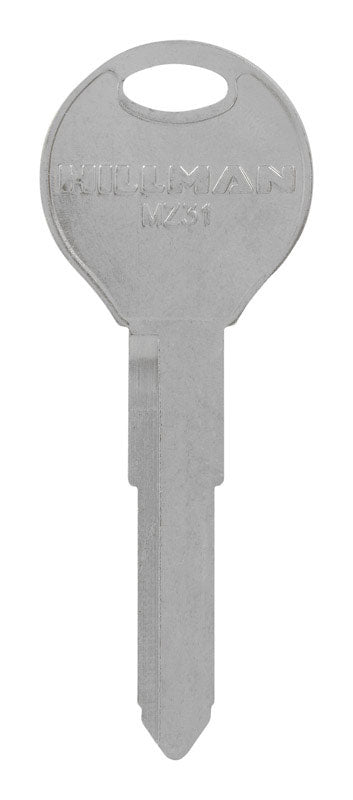HILLMAN Traditional Key Automotive Key Blank Double For Mazda Silver
