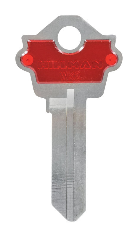 HILLMAN House/Office Universal Key Blank Single Red