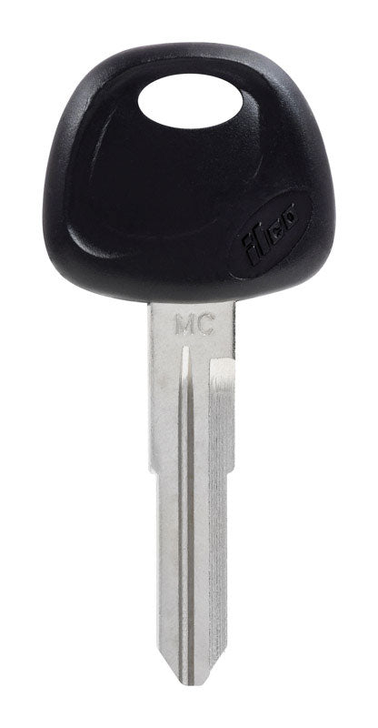 HILLMAN Traditional Key Automotive Key Blank Double For Hyundai Black/Silver