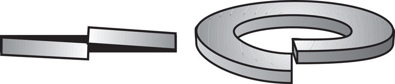 HILLMAN 1/4 in. D Stainless Steel Split Lock Washer 100 pk