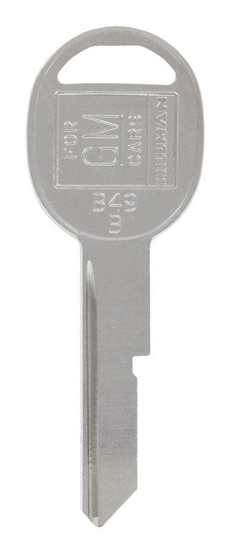 HILLMAN Traditional Key Automotive Key Blank Single For GM Silver