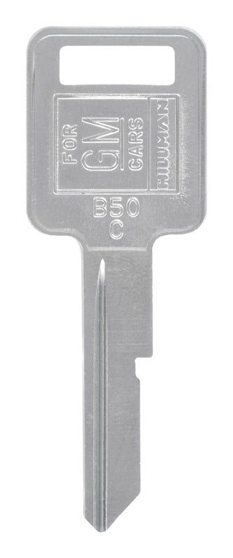 HILLMAN Traditional Key Automotive Key Blank Single For GM Silver