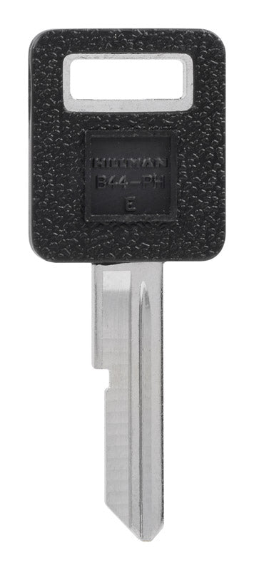 HILLMAN Traditional Key Automotive Key Blank Single For GM Black/Silver