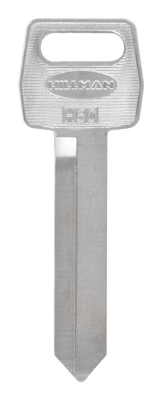 HILLMAN Traditional Key Automotive Key Blank Double For Ford Black/Silver
