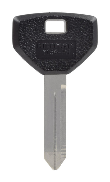 HILLMAN Traditional Key Automotive Key Blank Double For Chrysler Black/Silver