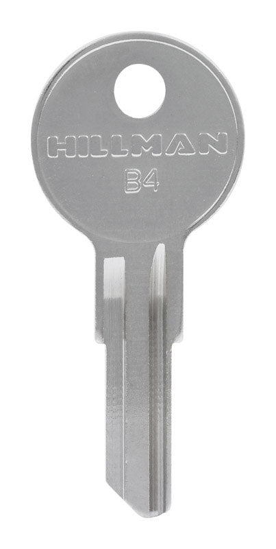 HILLMAN Traditional Key Automotive Key Blank Single Silver
