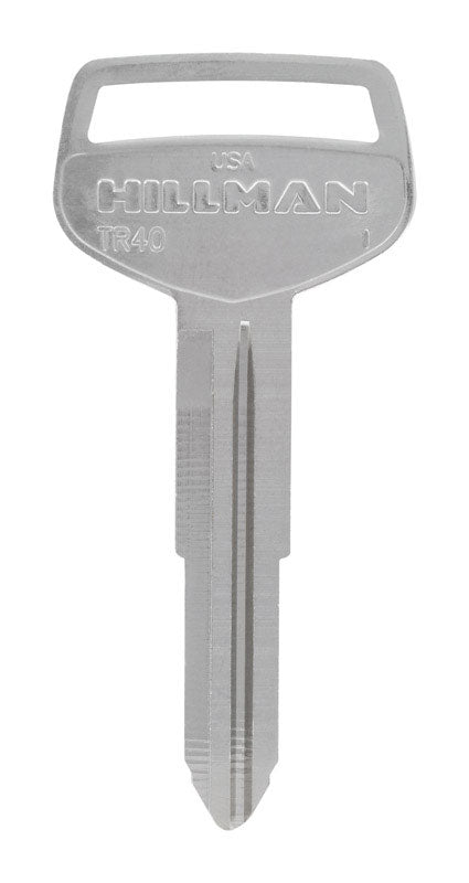 HILLMAN Traditional Key Automotive Key Blank Double For Toyota Silver