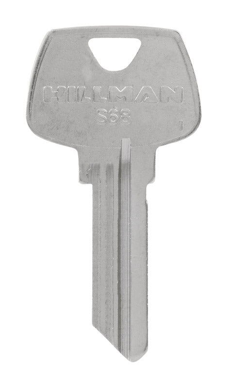HILLMAN Traditional Key Automotive Key Blank Single For Sargent Silver