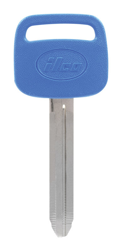 HILLMAN ColorPlus Traditional Key Motorcycle Key Blank Double For Toyota Blue/Silver