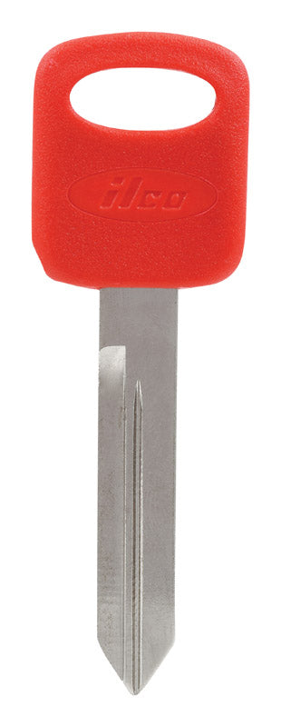 HILLMAN ColorPlus Traditional Key Automotive Key Blank Double For Ford Red/Silver