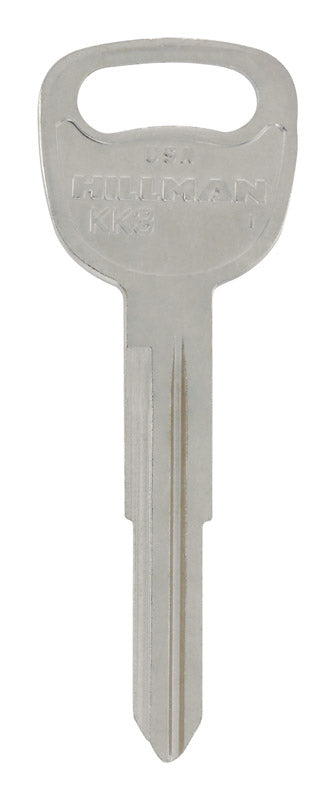 HILLMAN Traditional Key Automotive Key Blank Double For Kia Black/Silver