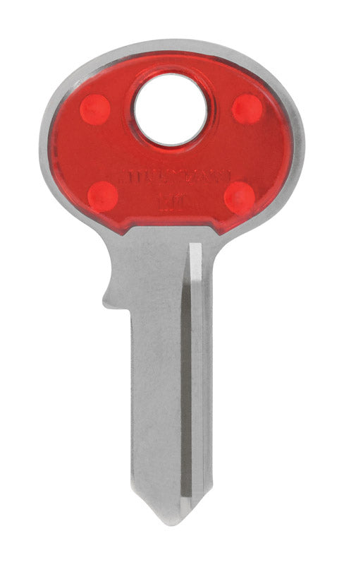 HILLMAN ColorPlus Padlock Key Blank Single Red