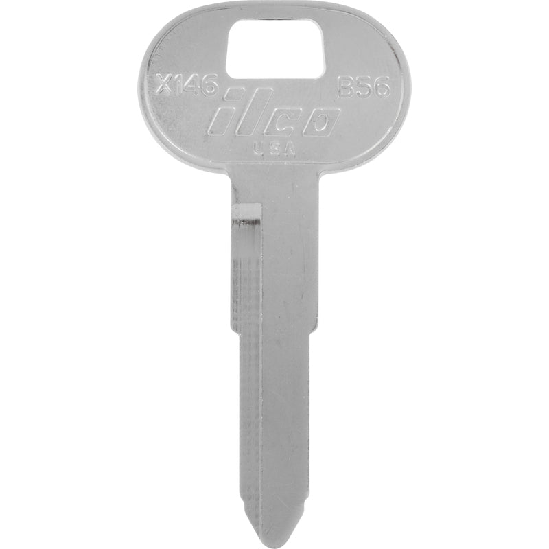 HILLMAN Traditional Key Automotive Key Blank Double For GM Silver