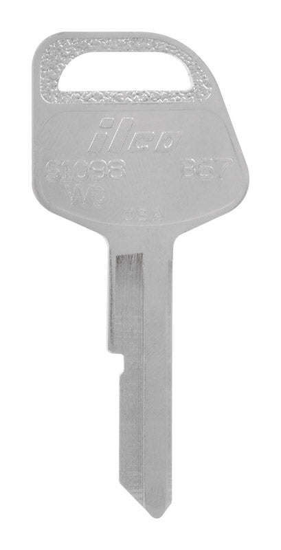 HILLMAN Traditional Key Automotive Key Blank Single For GM Silver