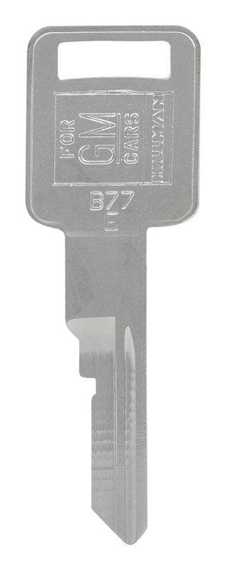 HILLMAN Traditional Key Automotive Key Blank Single For GM Silver