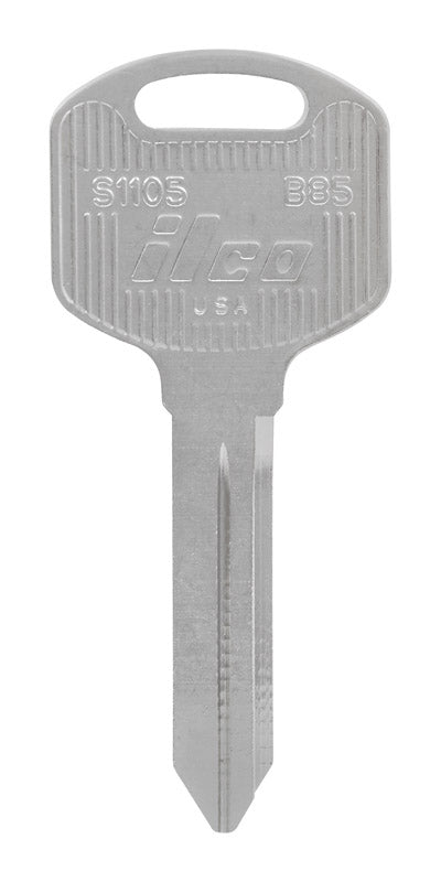 HILLMAN Traditional Key Automotive Key Blank Double For GM Silver