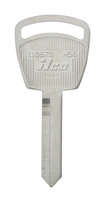 HILLMAN Traditional Key Automotive Key Blank Double For Ford Silver