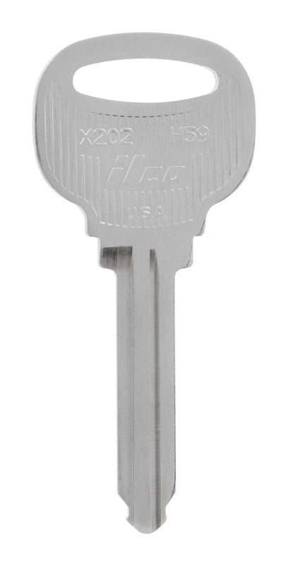 HILLMAN Traditional Key Automotive Key Blank Double For Ford Silver