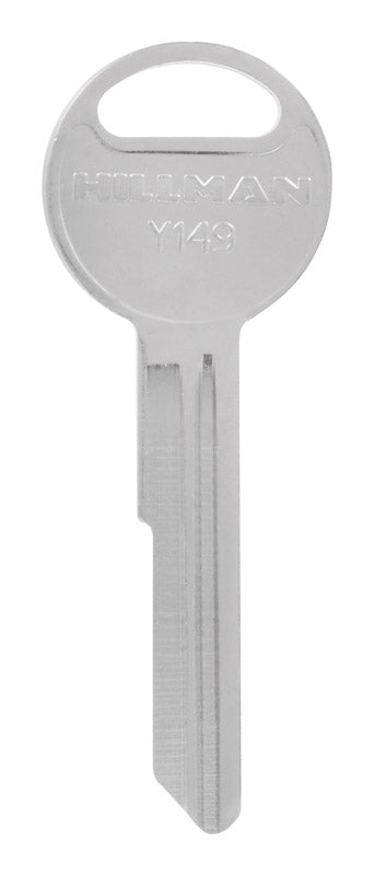 HILLMAN Traditional Key Automotive Key Blank Single For Chrysler Silver