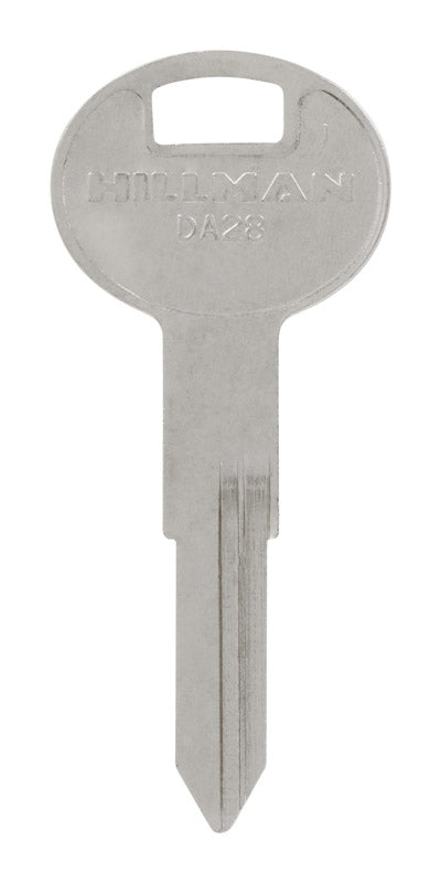 HILLMAN Traditional Key Automotive Key Blank Double For Nissan Silver