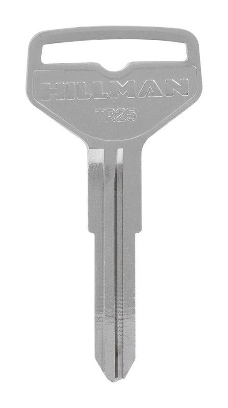 HILLMAN Traditional Key Automotive Key Blank Double For Toyota Silver
