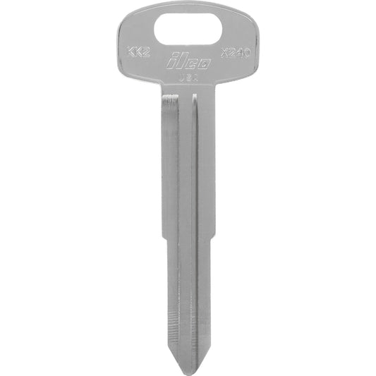 HILLMAN Traditional Key Automotive Key Blank Double For Kia Silver