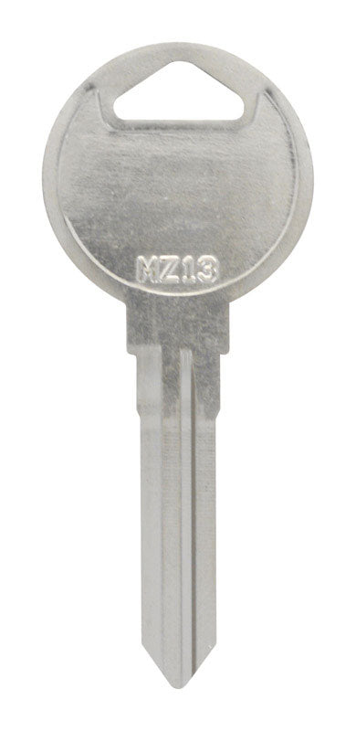 HILLMAN Traditional Key Automotive Key Blank Double For Mazda Silver