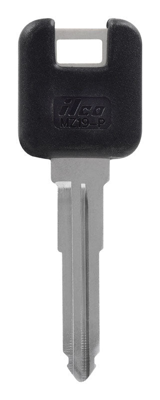 HILLMAN Traditional Key Automotive Key Blank Double For Mazda Black/Silver