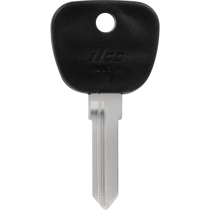 HILLMAN Traditional Key Automotive Key Blank Double For BMW Black/Silver