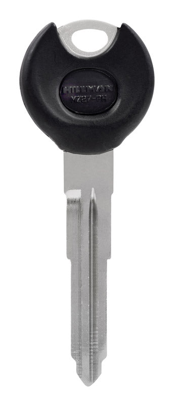 HILLMAN Traditional Key Automotive Key Blank Double For Mazda Black/Silver