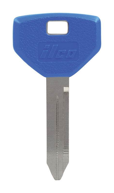 HILLMAN ColorPlus Traditional Key Automotive Key Blank Double For Chrysler Blue/Silver