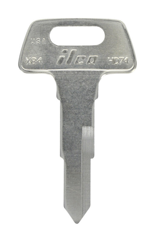 HILLMAN Traditional Key Automotive Key Blank Double For Honda Black/Silver
