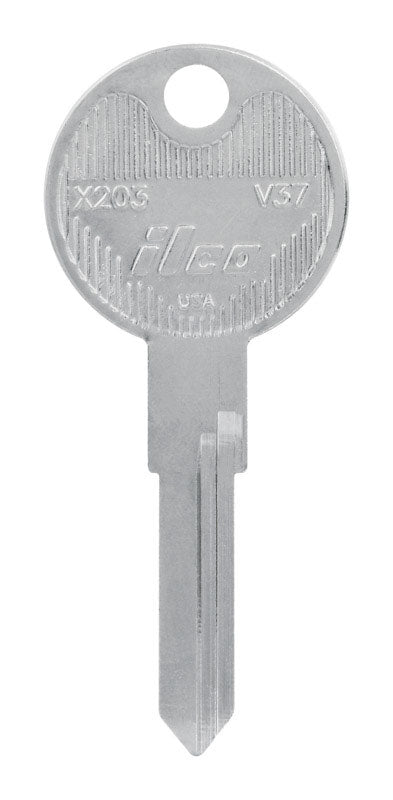 HILLMAN Traditional Key Automotive Key Blank Double For Volkswagen Silver