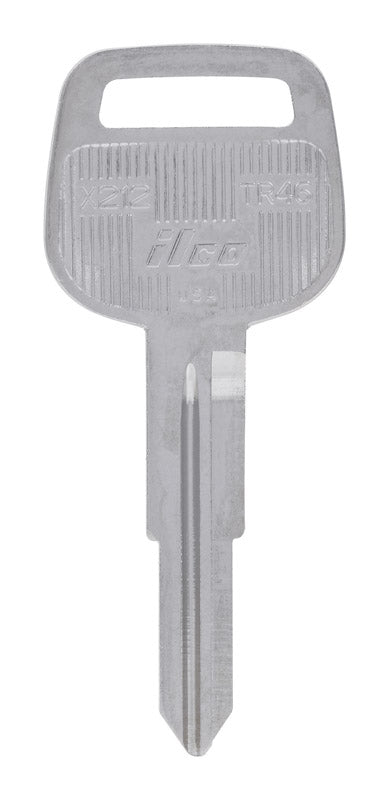 HILLMAN Traditional Key Automotive Key Blank Double For Toyota Silver