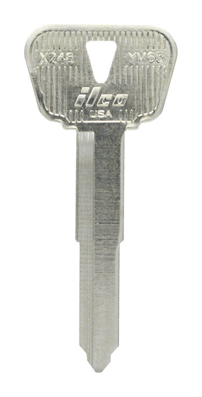 HILLMAN Automotive Key Blank Double For Yamaha Black/Silver