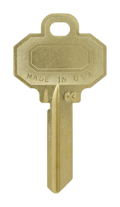 HILLMAN Traditional Key House/Office Universal Key Blank Single