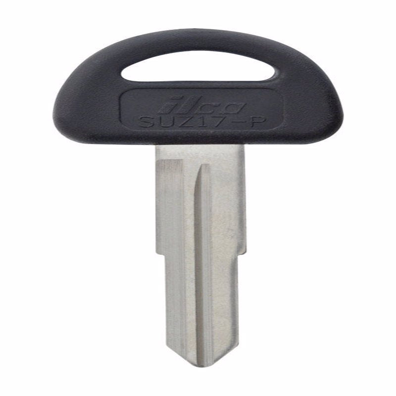 HILLMAN Traditional Key Automotive Key Blank Double For Suzuki Black/Silver