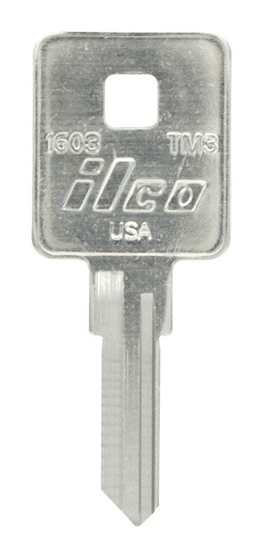 HILLMAN 1603 TM-3 TRI-MARK House/Office Universal Key Blank Single Silver