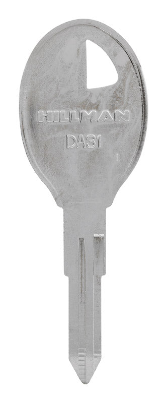 HILLMAN Traditional Key Automotive Key Blank Double For Nissan Silver