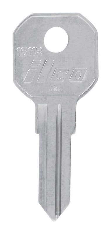 HILLMAN Traditional Key Automotive Key Blank Double Silver