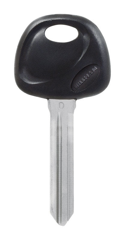 HILLMAN Traditional Key Automotive Key Blank Double For Hyundai Black/Silver