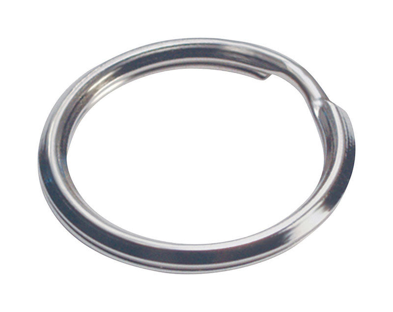 HILLMAN Tempered Steel Silver Split Rings/Cable Rings Key Ring