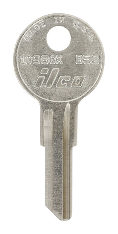 HILLMAN Traditional Key Automotive Key Blank Single For GM Brass