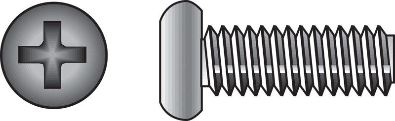 HILLMAN No. 10-32 Ga. X 1-1/2 in. L Phillips Flat Head Stainless Steel Machine Screws 100 pk